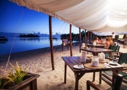 Pacific Resort Rarotonga, Cook Islands - Beachfront Dining