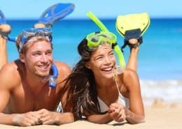 The Edgewater Resort & Spa, Cook Islands - Couple Snorkelling
