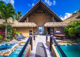 Rumours Luxury Villas & Spa, Cook Islands - Private entrance to Platinum Villa