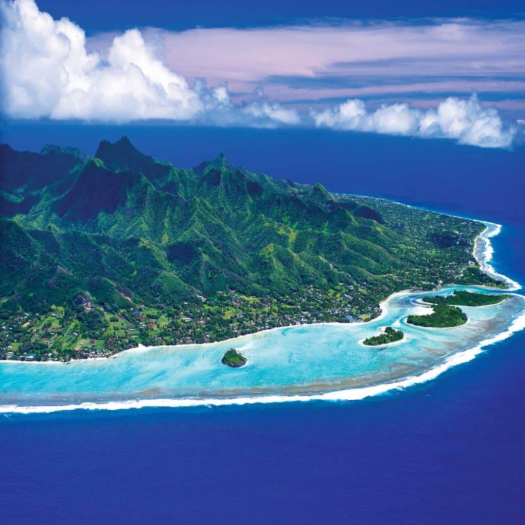 The Cook Islands - Aerial View